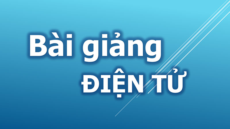 Một số nguyên tắc khi soạn bài giảng điện tử