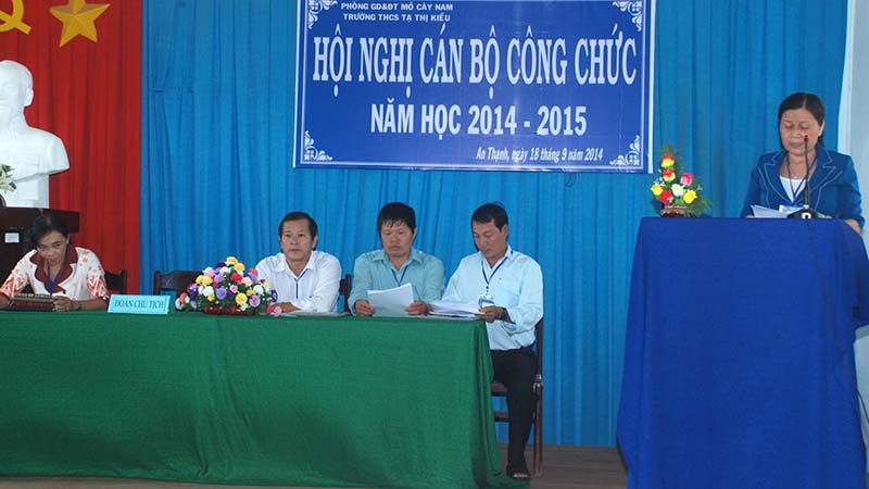 Hội nghị Cán bộ Công chức năm học 2014-2015